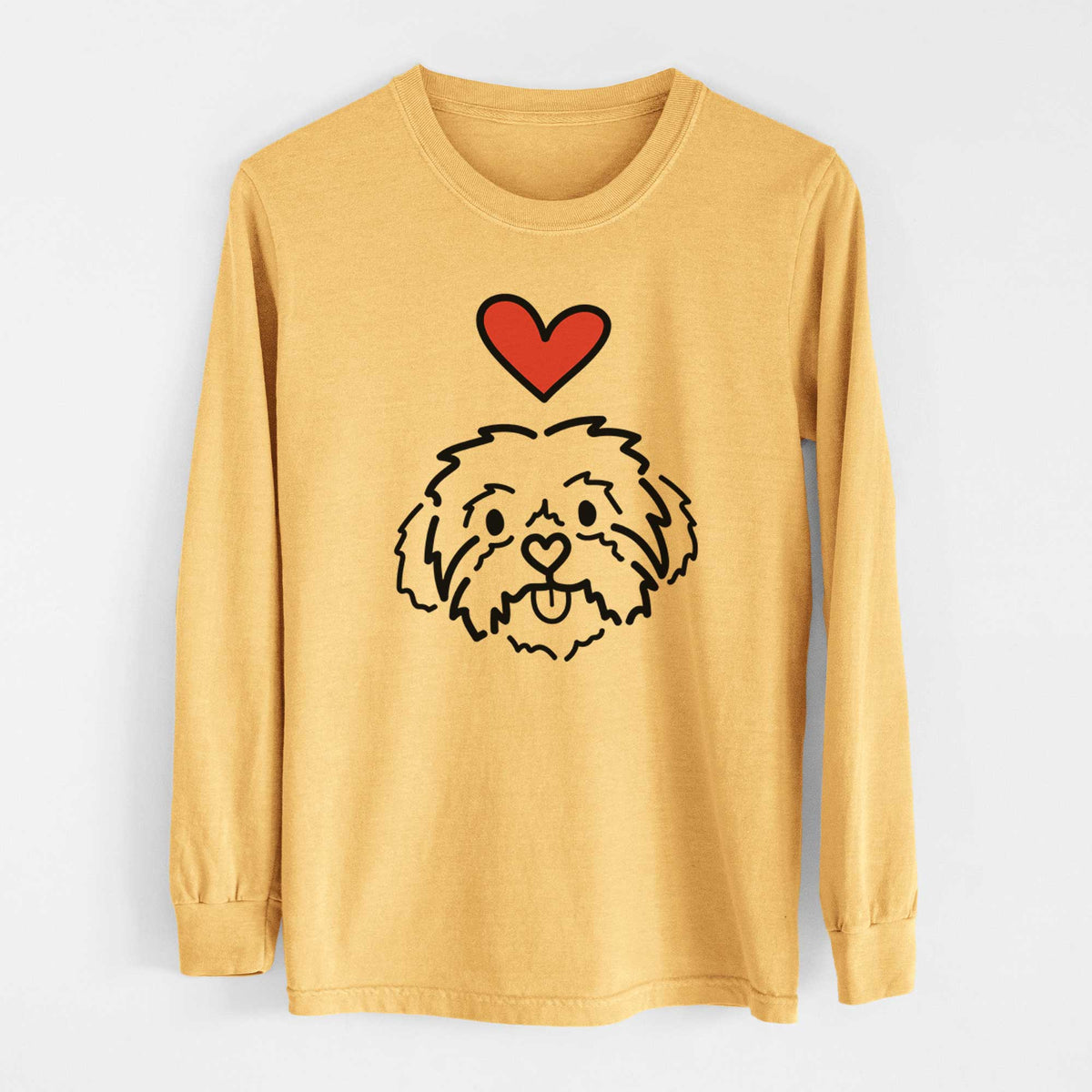 Love Always Shih Tzu - Leo - Heavyweight 100% Cotton Long Sleeve