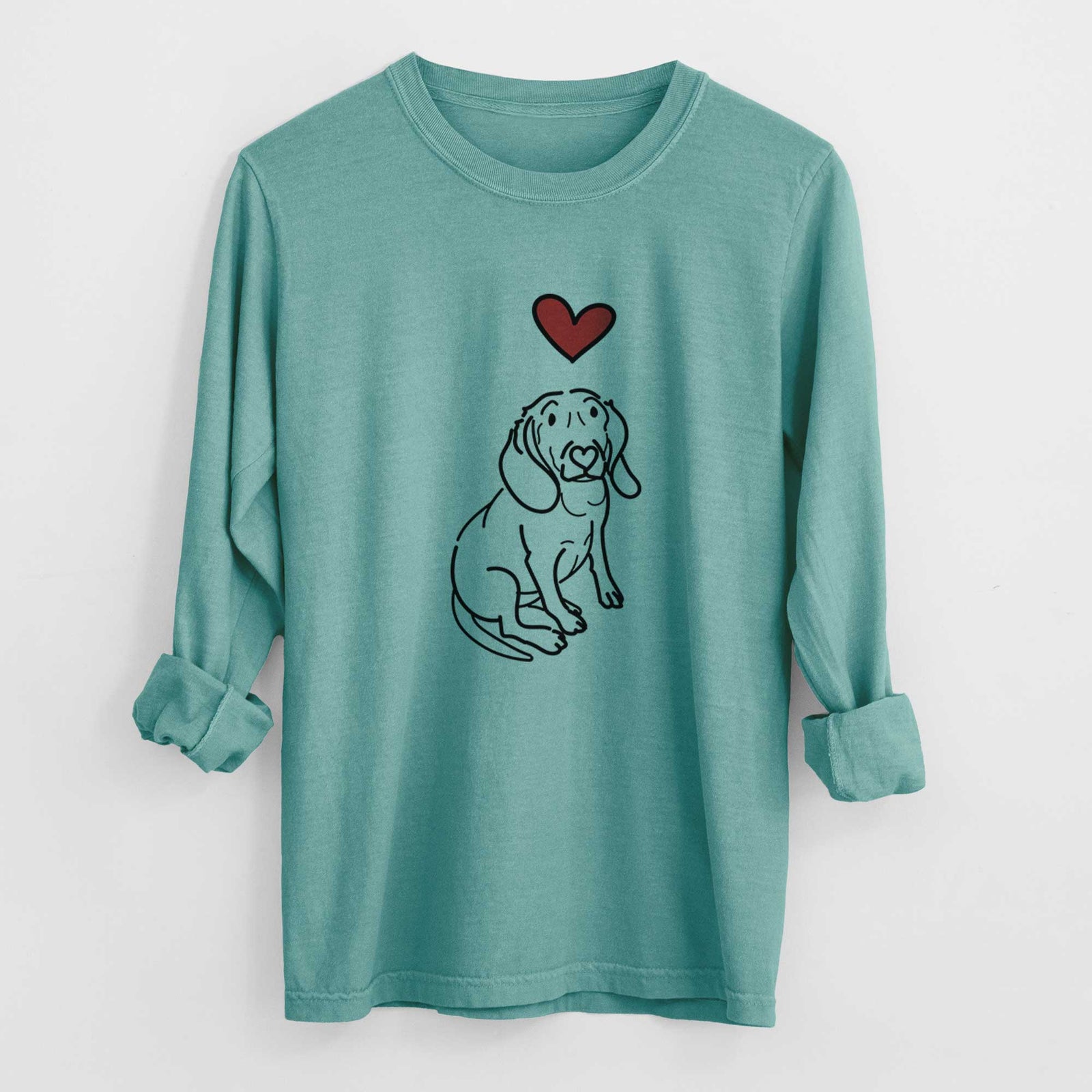 Love Always Beagle - Lilly - Heavyweight 100% Cotton Long Sleeve