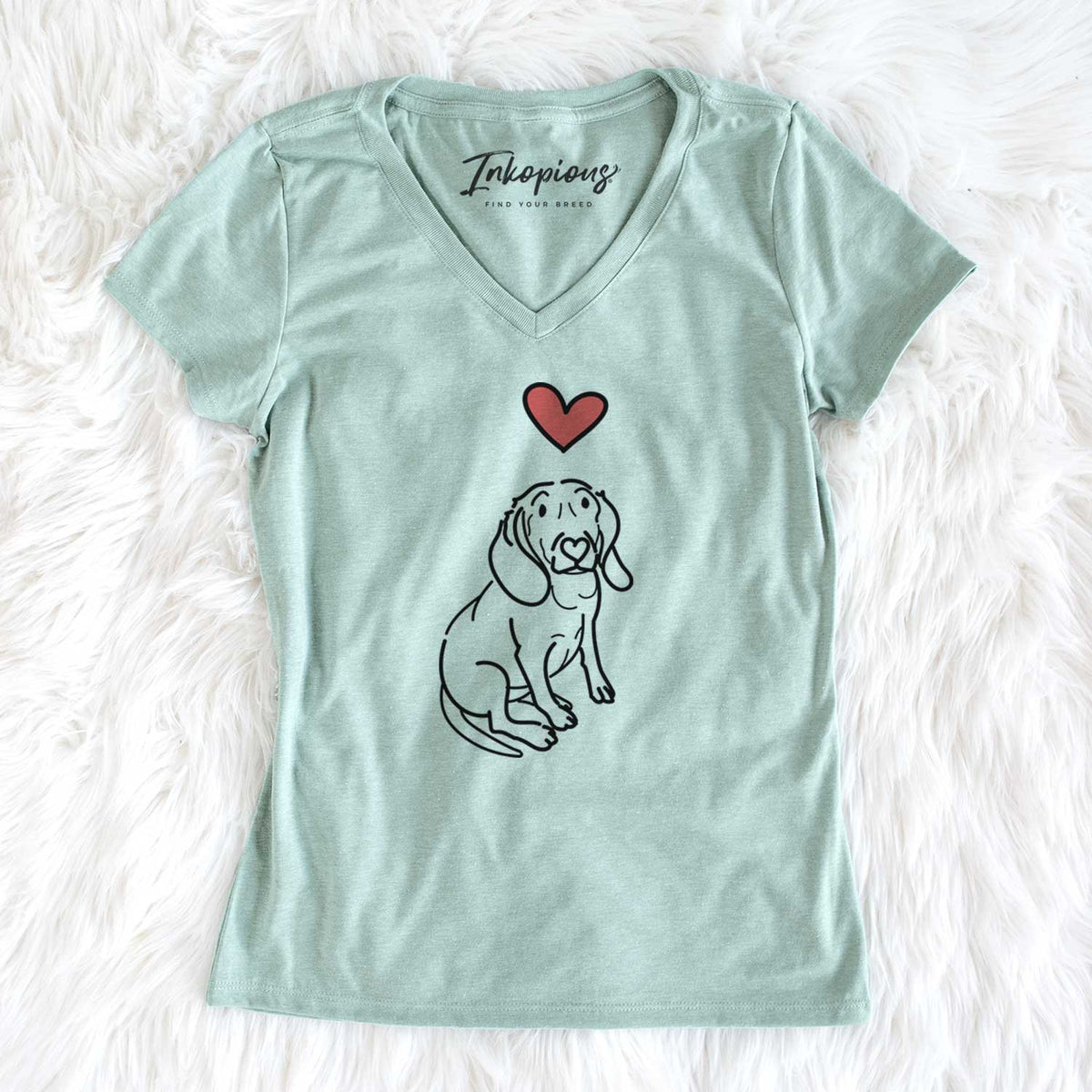 Love Always Beagle - Lilly - Women&#39;s V-neck Shirt