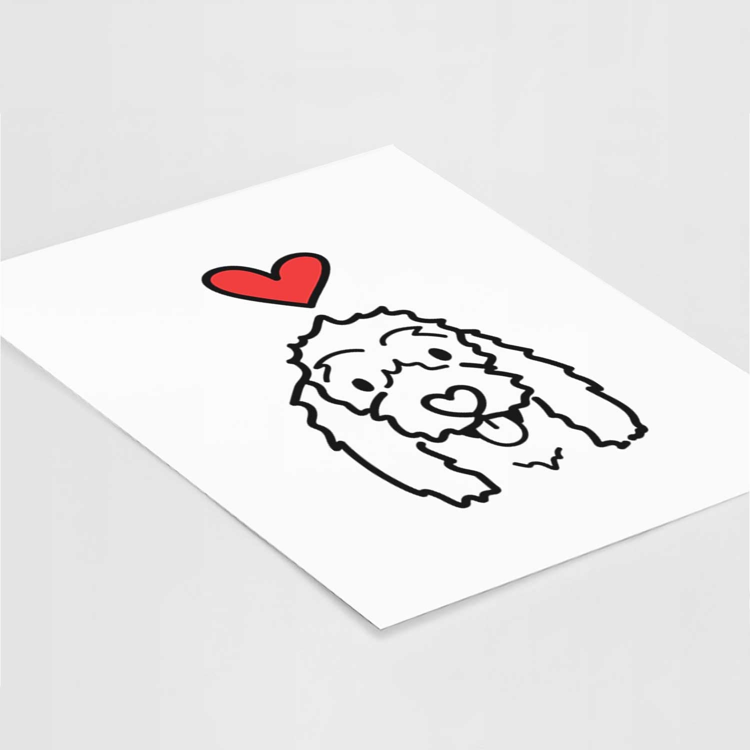 Love Always Coton de Tulear - Louie Art Print