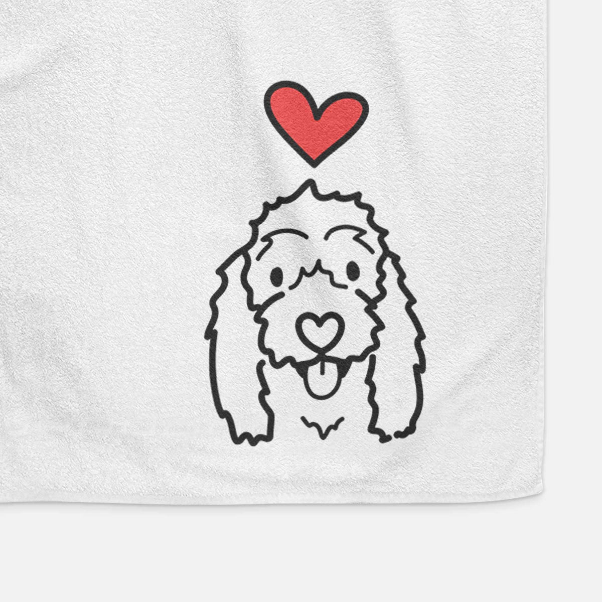 Love Always Coton de Tulear - Louie - Decorative Hand Towel