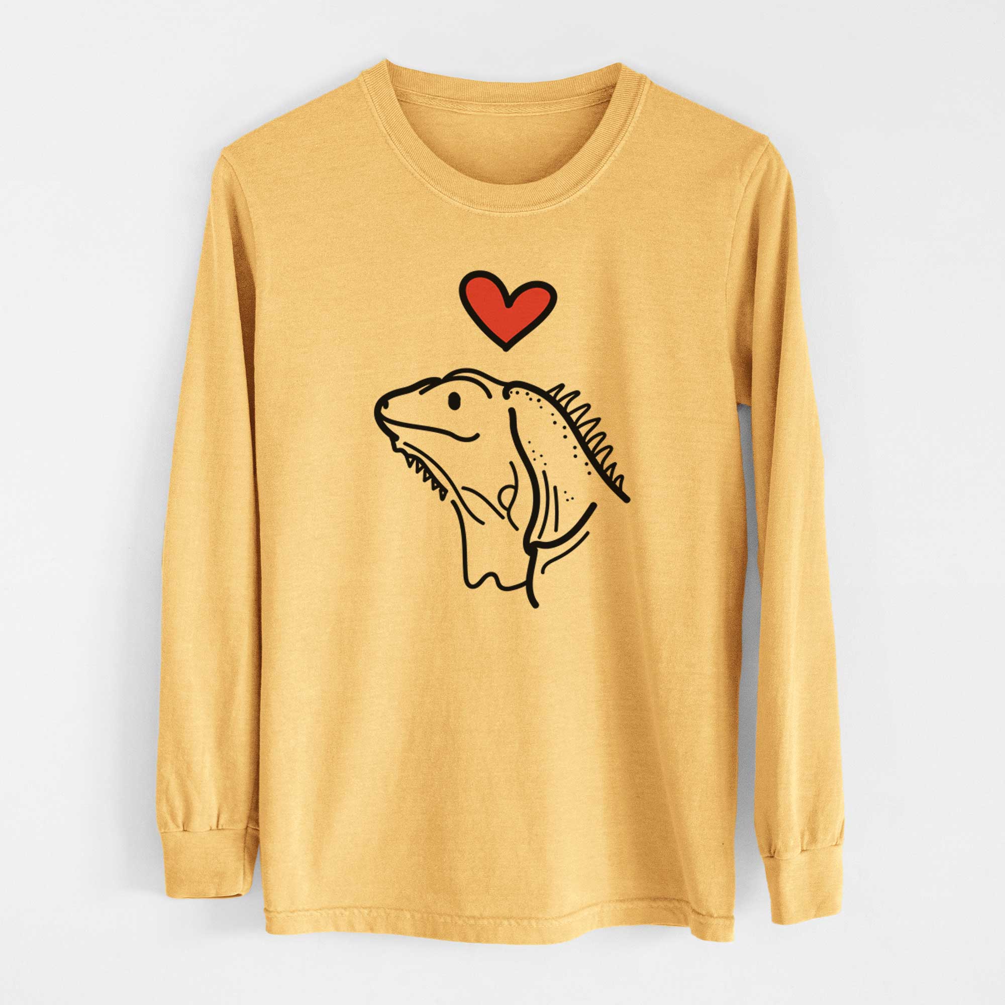 Love Always Iguana - Louie - Heavyweight 100% Cotton Long Sleeve