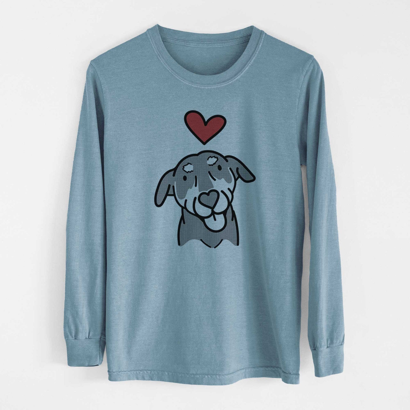 Love Always Mixed Breed - Lousia - Heavyweight 100% Cotton Long Sleeve