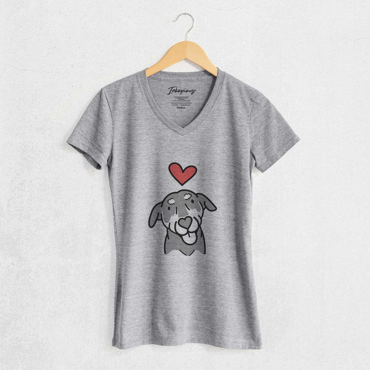 Love Always Mixed Breed - Lousia - Women's V-neck Shirt
