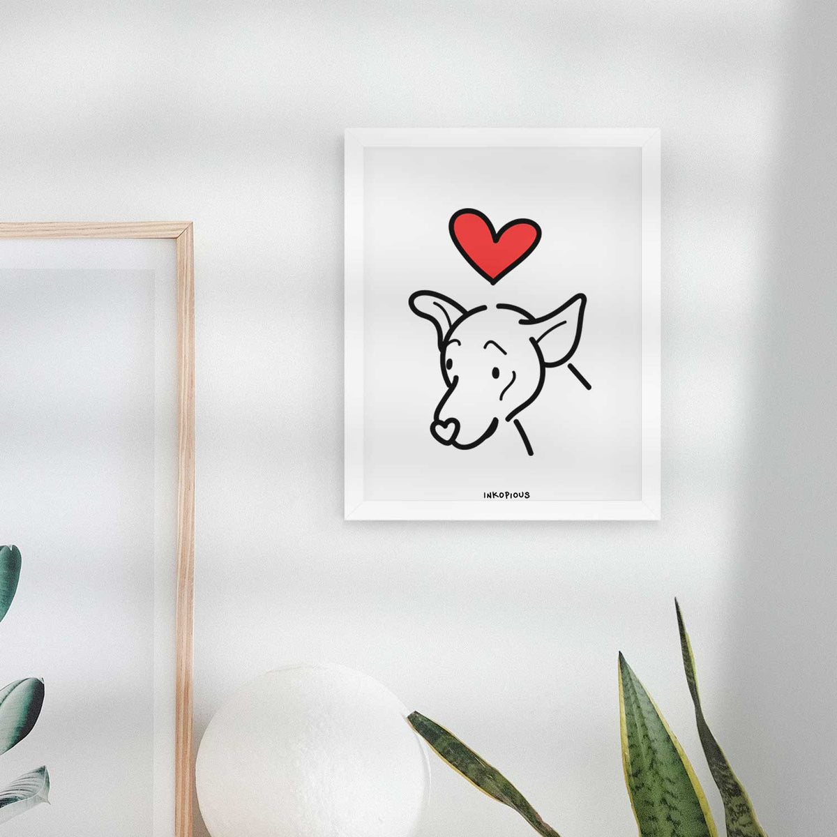 Love Always Mixed Breed - Lucky Art Print