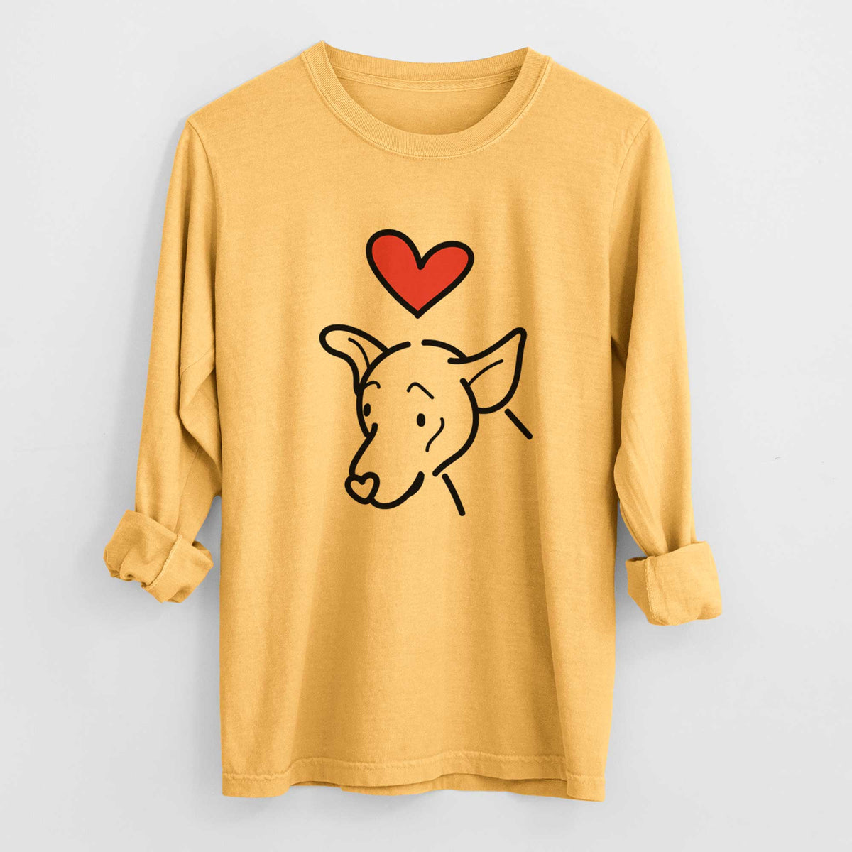 Love Always Mixed Breed - Lucky - Heavyweight 100% Cotton Long Sleeve