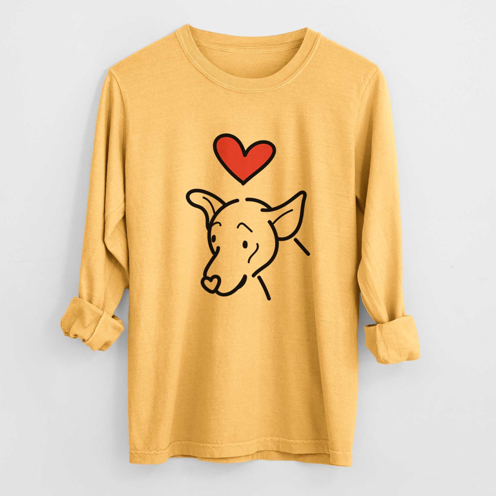 Love Always Mixed Breed - Lucky - Heavyweight 100% Cotton Long Sleeve