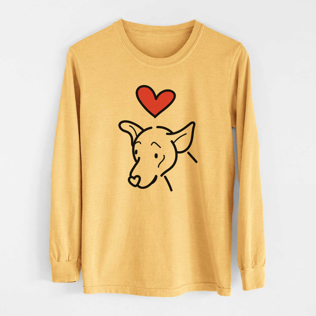 Love Always Mixed Breed - Lucky - Heavyweight 100% Cotton Long Sleeve