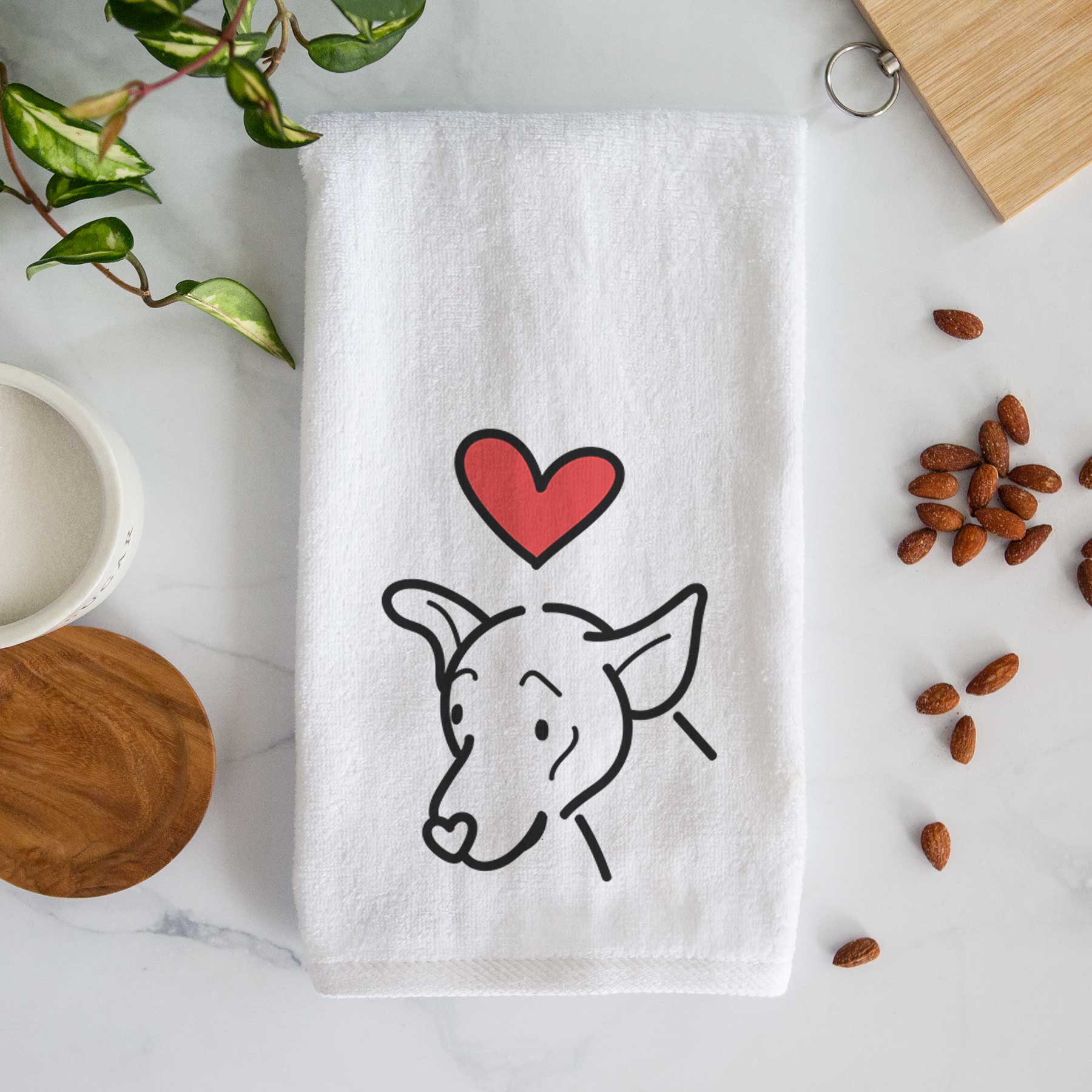 Love Always Mixed Breed - Lucky - Decorative Hand Towel