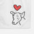 Love Always Mixed Breed - Lucky - Decorative Hand Towel