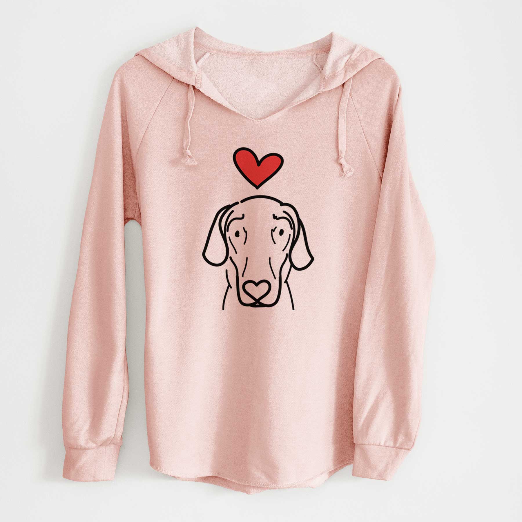 Love Always Great Dane - Lucy - Cali Wave Hooded Sweatshirt