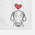 Love Always Great Dane - Lucy - Decorative Hand Towel