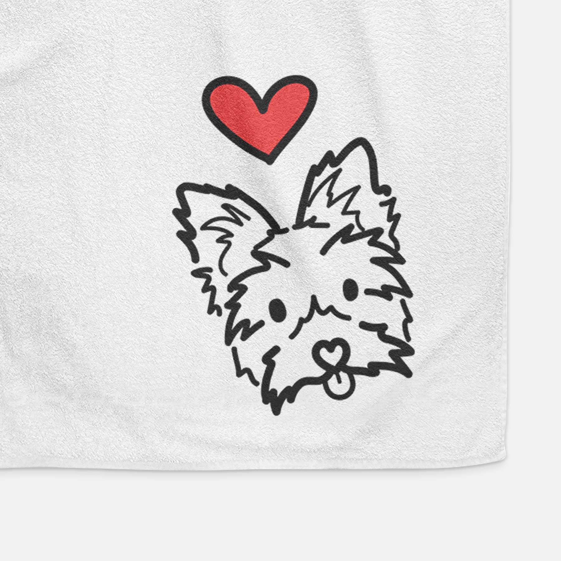 Love Always Yorkshire Terrier - Luna - Decorative Hand Towel