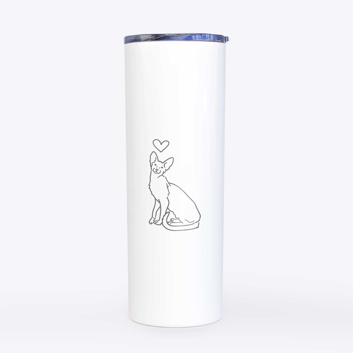 Love Always Oriental Shorthair Cat - Lyra - 20oz Skinny Tumbler