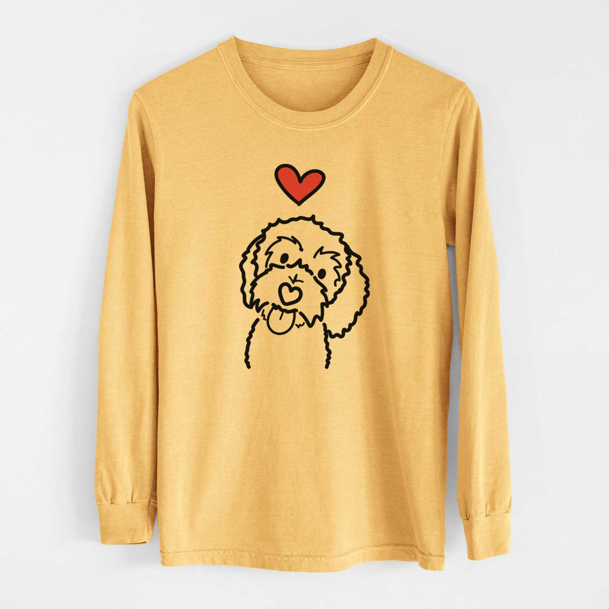 Love Always Bernedoodle - Mabel - Heavyweight 100% Cotton Long Sleeve