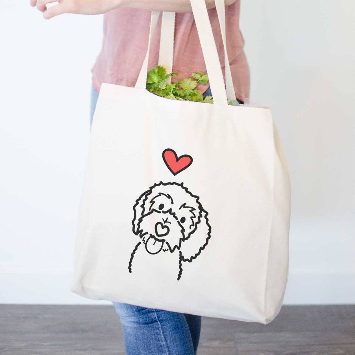 Love Always Bernedoodle - Mabel - Tote Bag