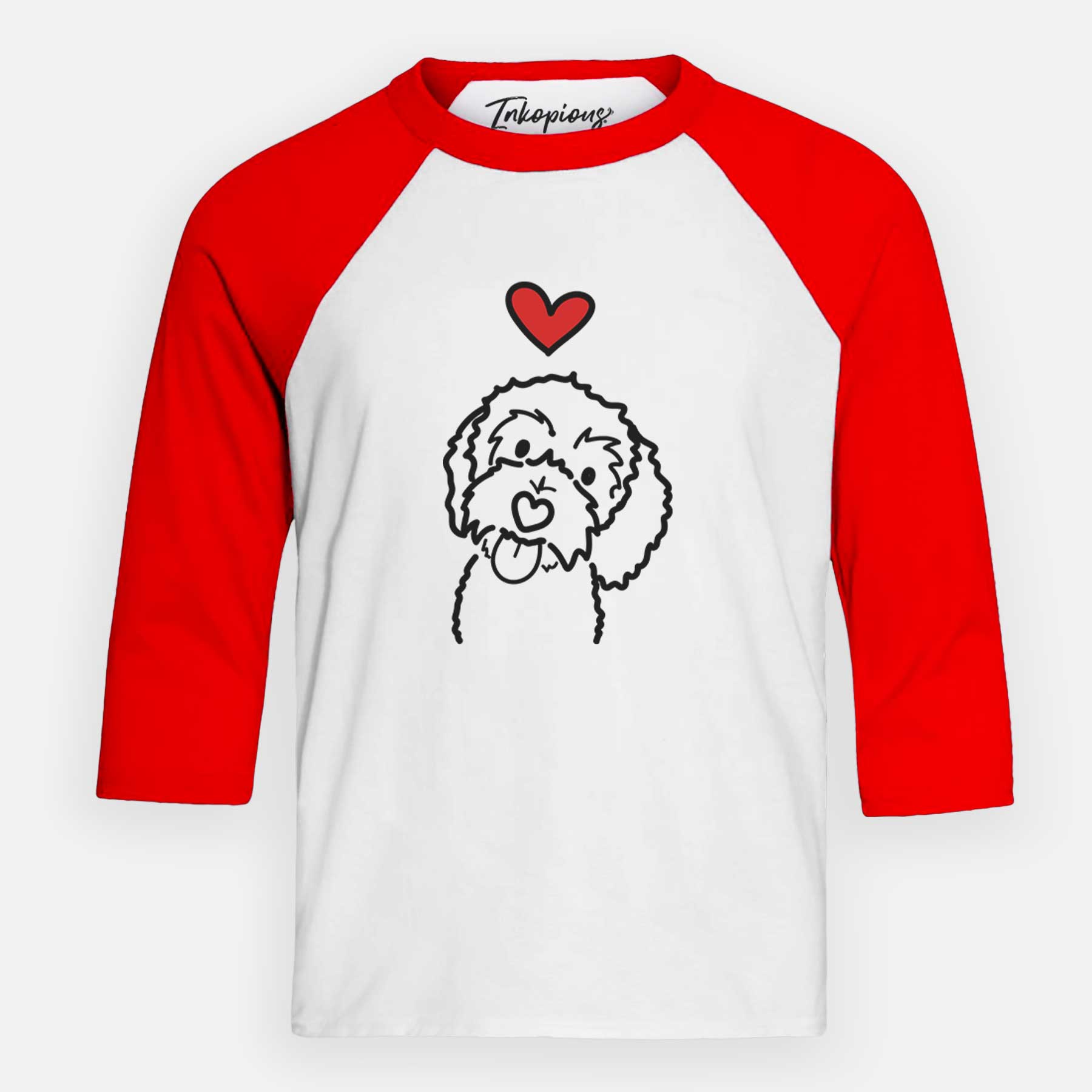 Love Always Bernedoodle - Mabel - Youth 3/4 Long Sleeve