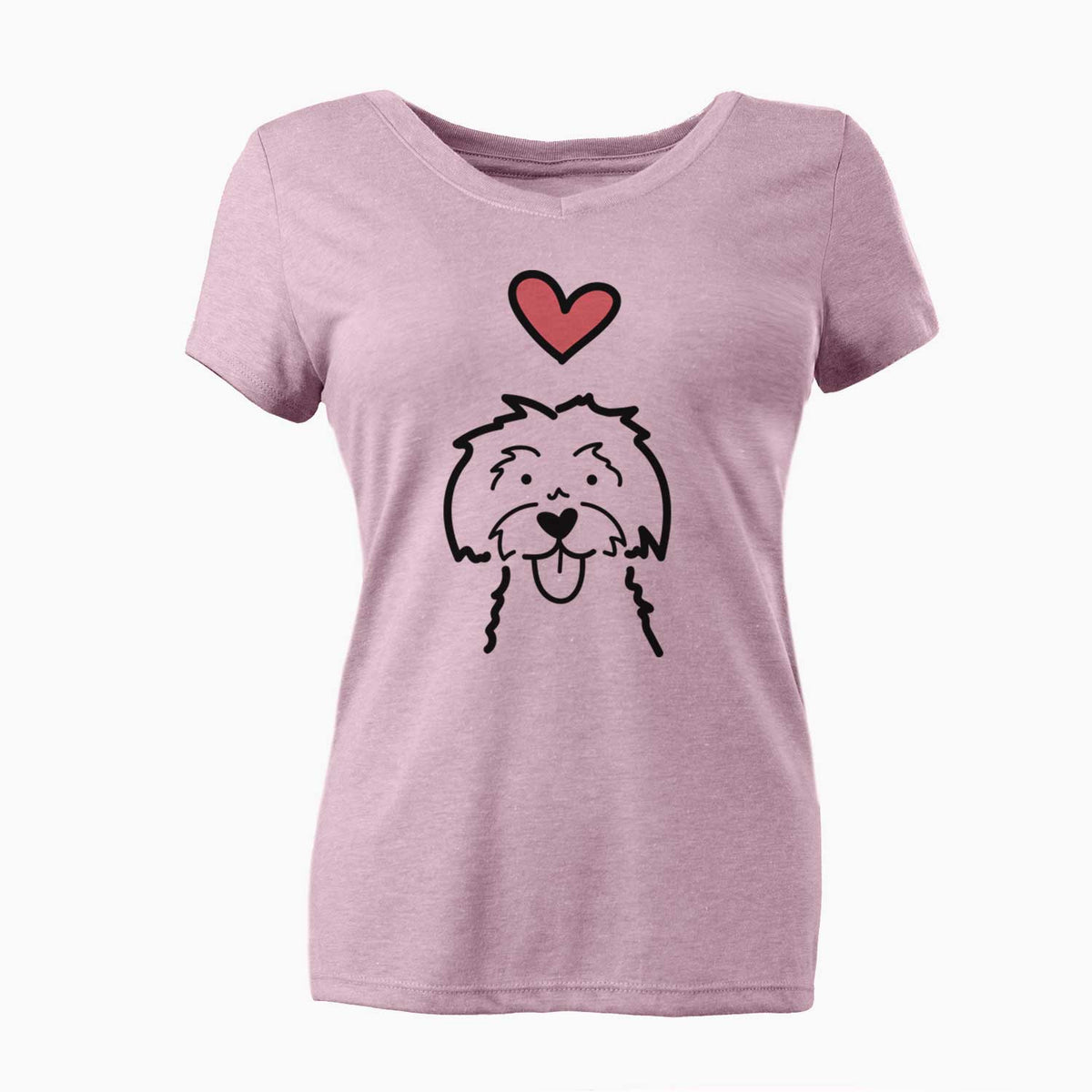 Love Always Maltese - Women's V-neck Shirt