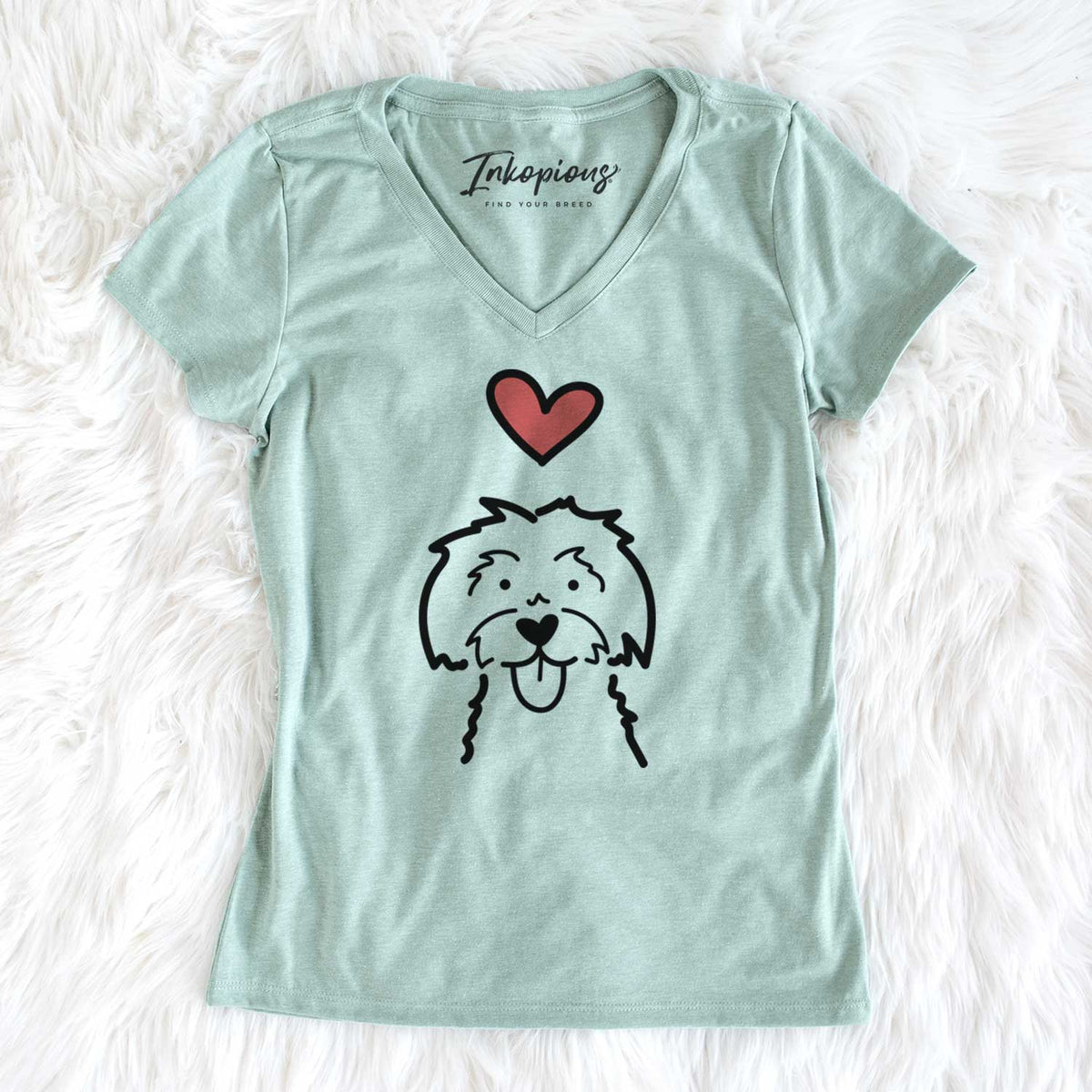 Love Always Maltese - Women&#39;s V-neck Shirt