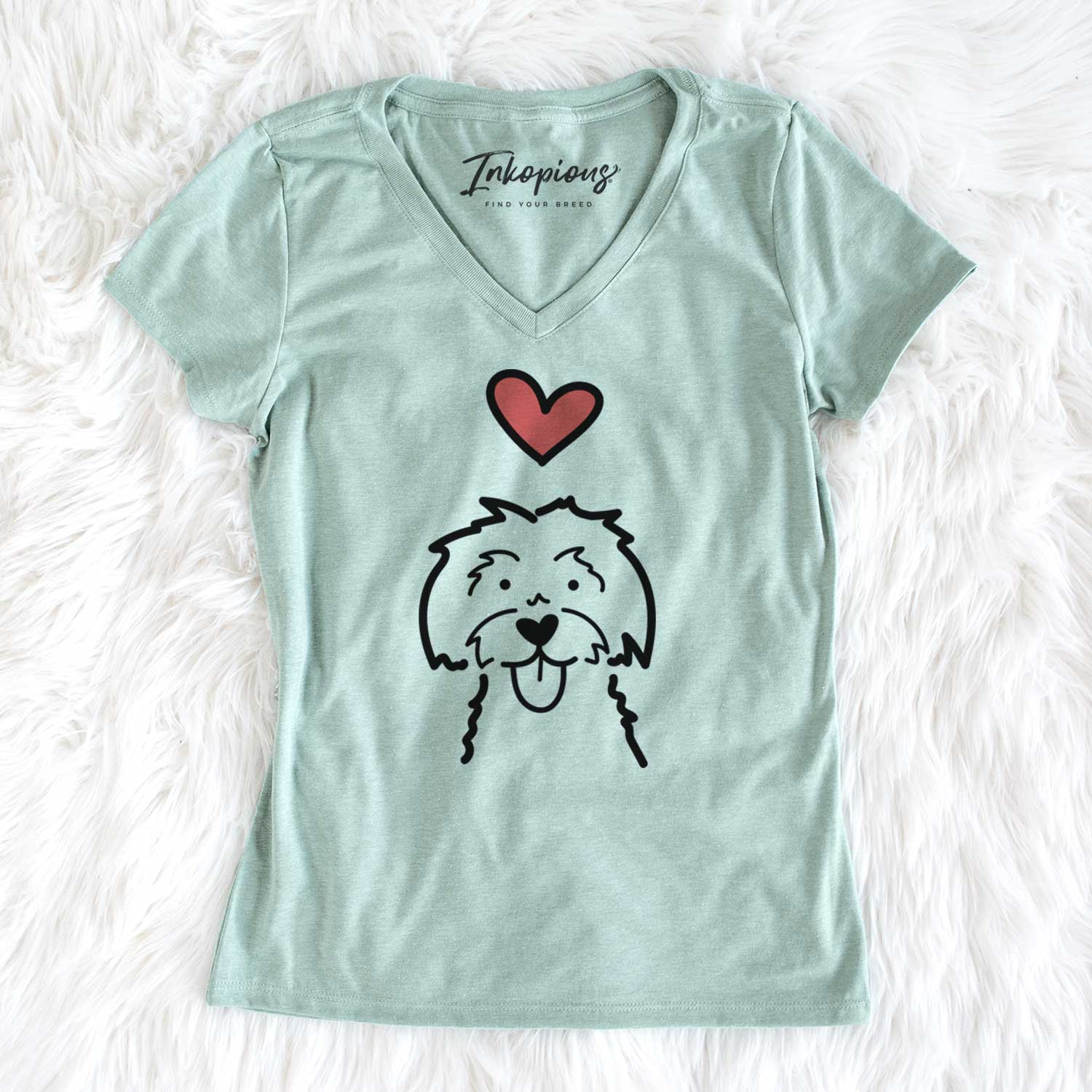 Love Always Maltese - Women's V-neck Shirt