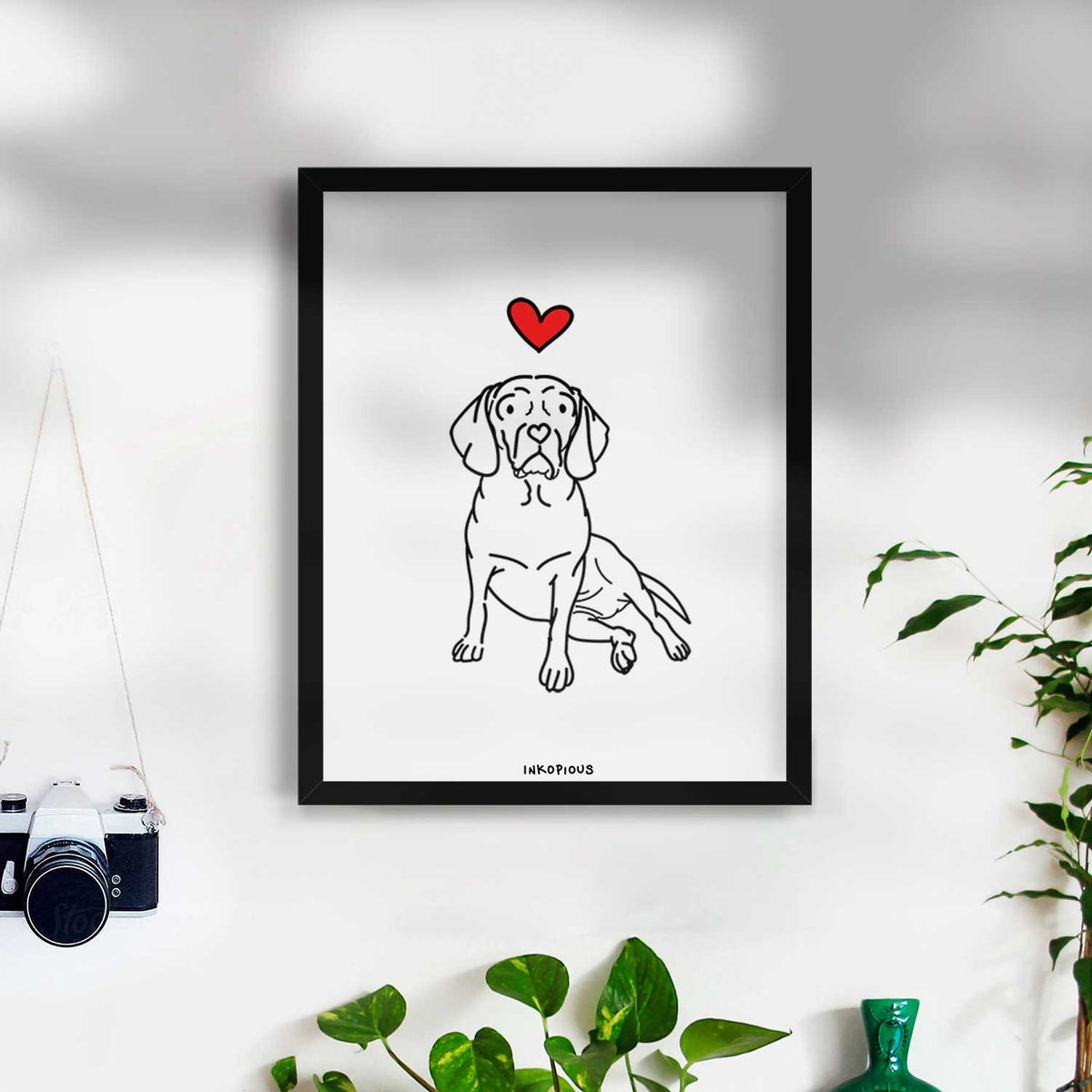 Love Always Puggle - Mayble Art Print