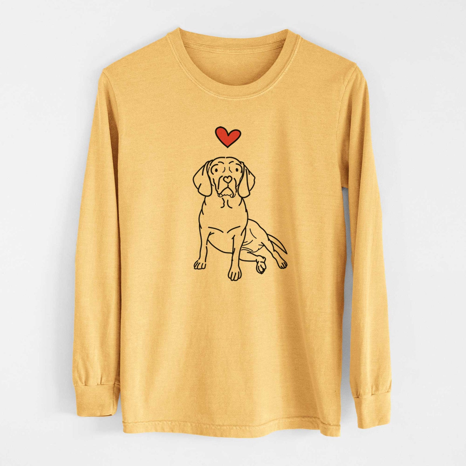 Love Always Puggle - Mayble - Heavyweight 100% Cotton Long Sleeve