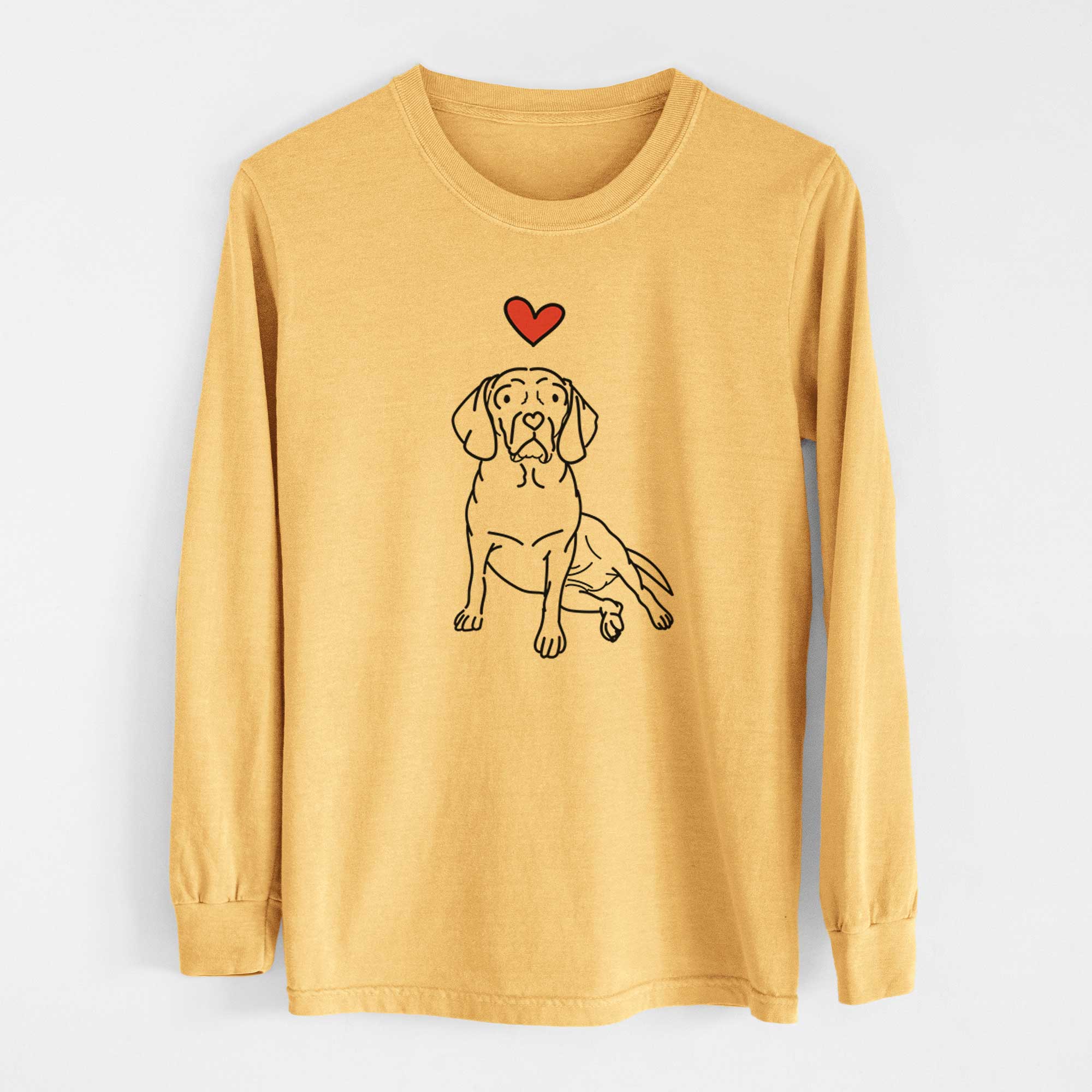 Love Always Puggle - Mayble - Heavyweight 100% Cotton Long Sleeve