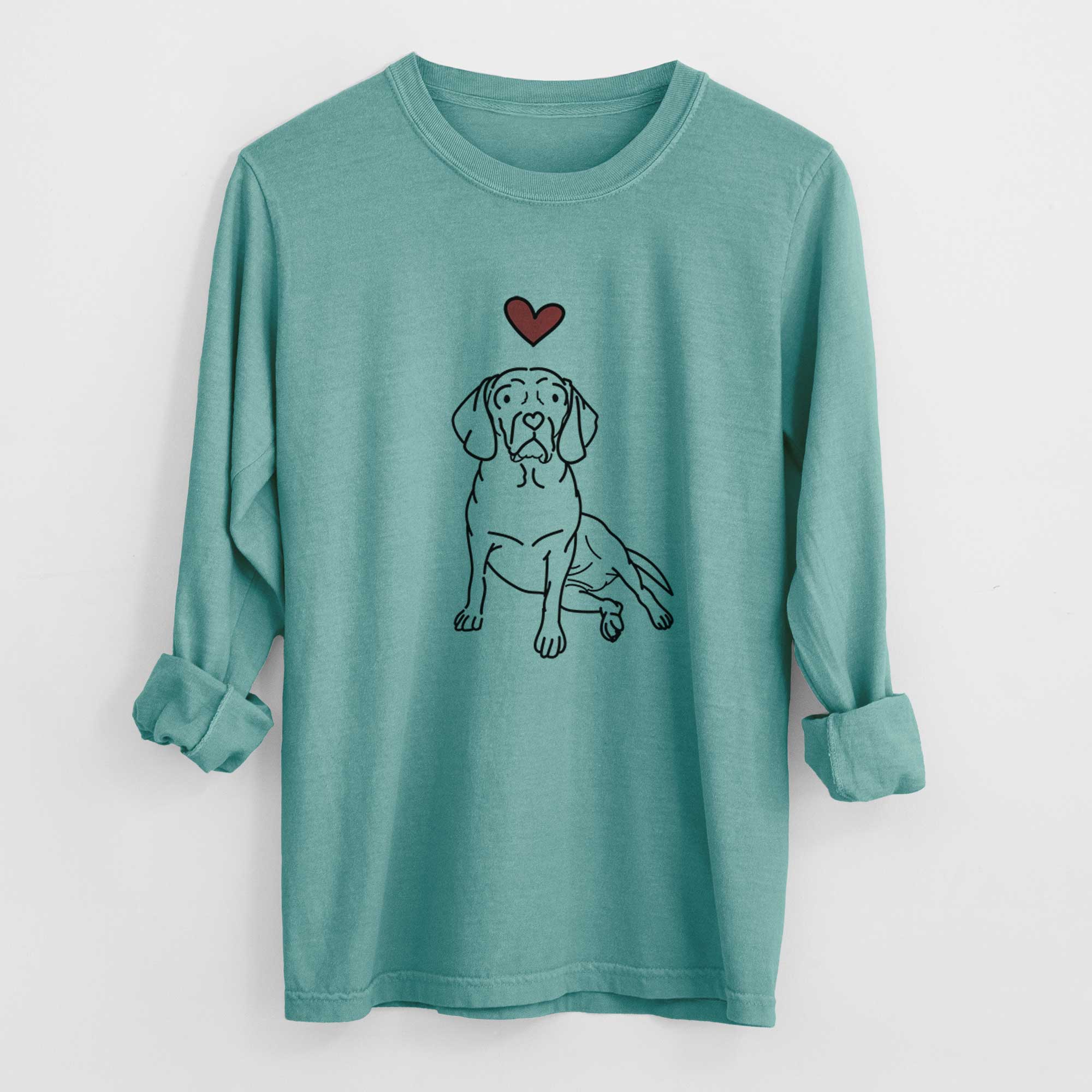 Love Always Puggle - Mayble - Heavyweight 100% Cotton Long Sleeve