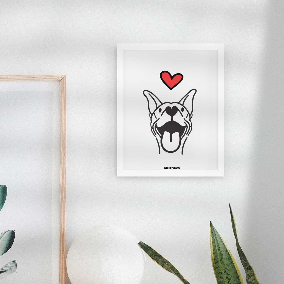 Love Always Basenji - Merlin Art Print