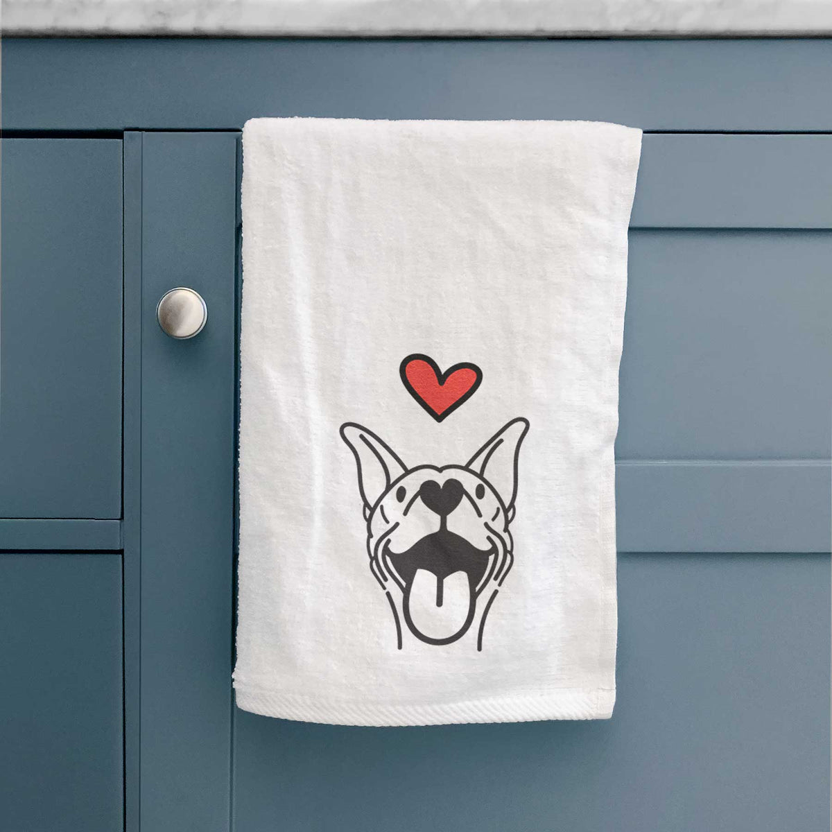 Love Always Basenji - Merlin - Decorative Hand Towel