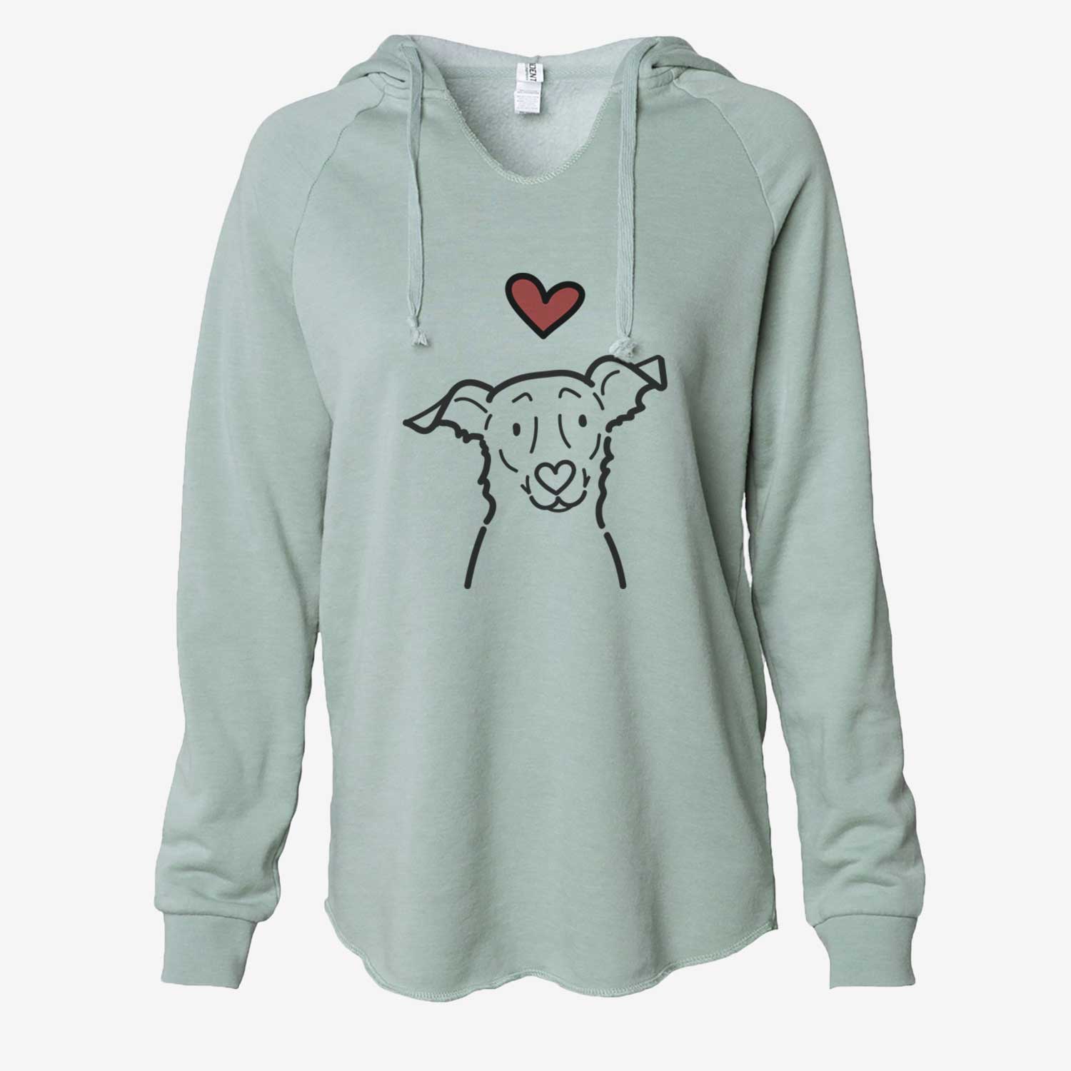 Love Always Border Collie Mix - Millie - Cali Wave Hooded Sweatshirt