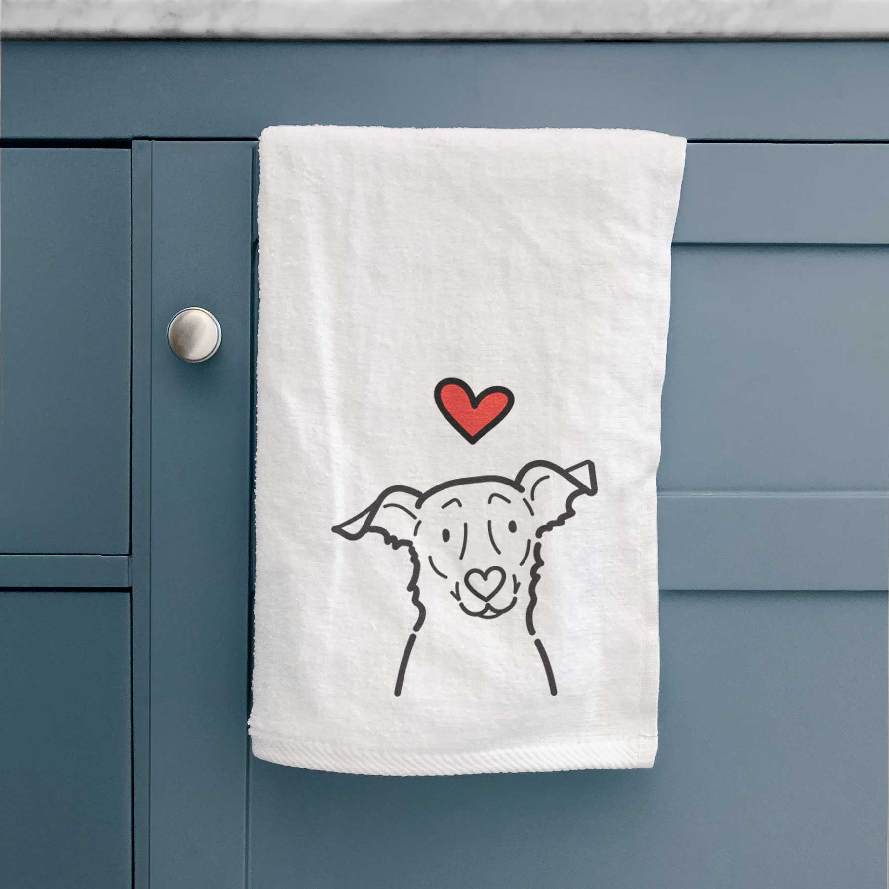 Love Always Border Collie Mix - Millie - Decorative Hand Towel