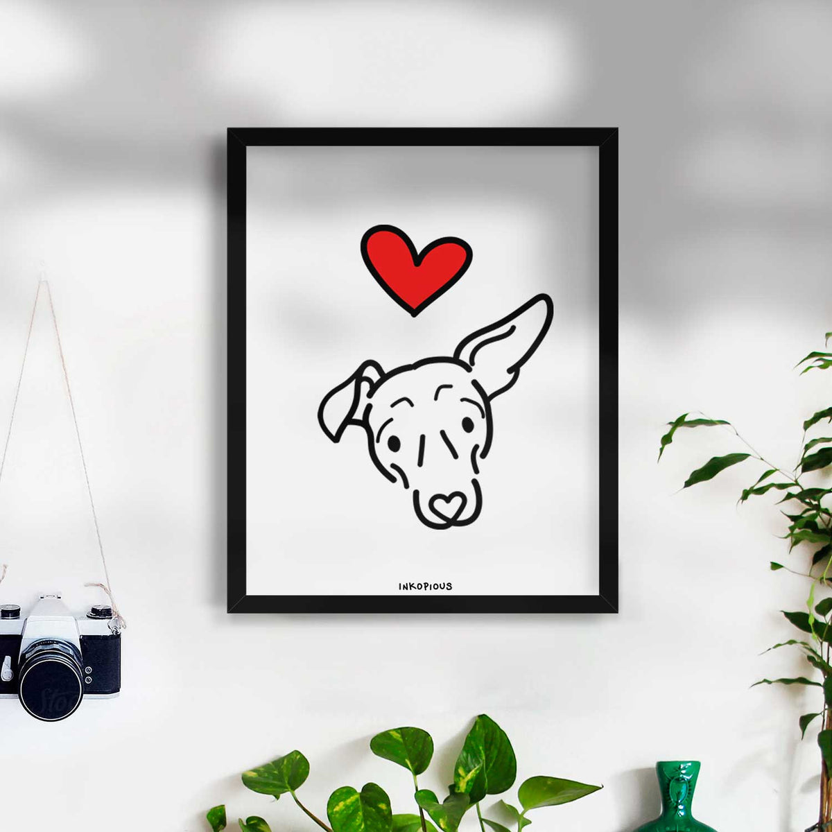Love Always Mixed Breed - Millie Art Print