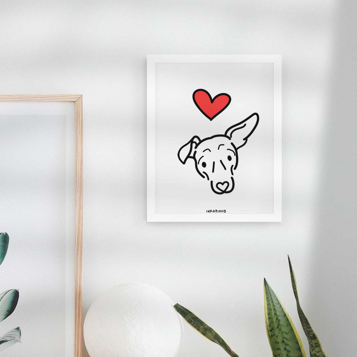 Love Always Mixed Breed - Millie Art Print