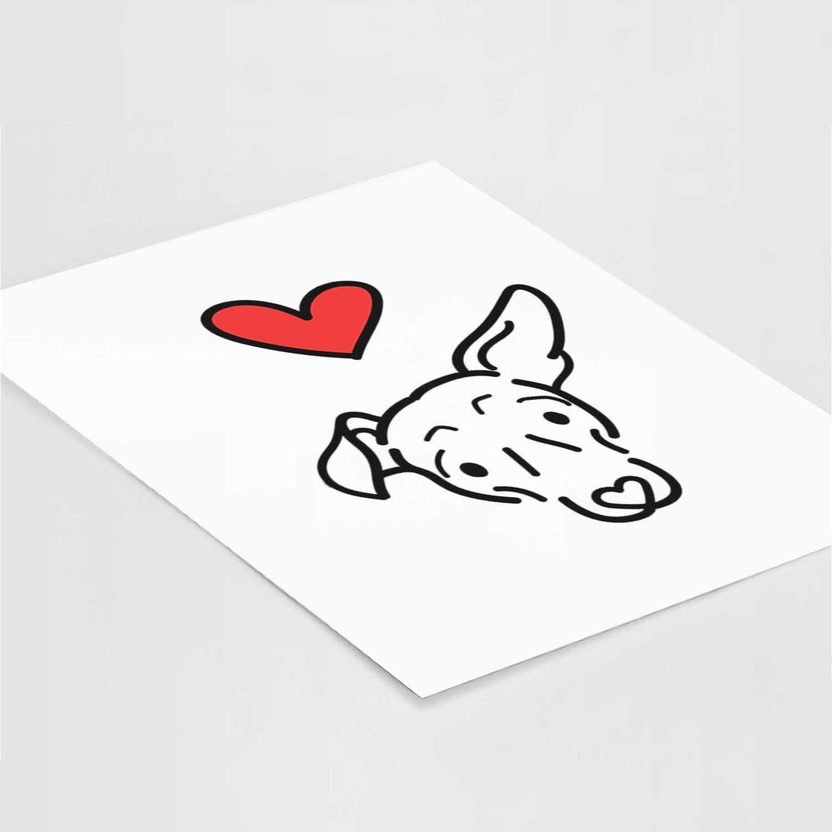 Love Always Mixed Breed - Millie Art Print