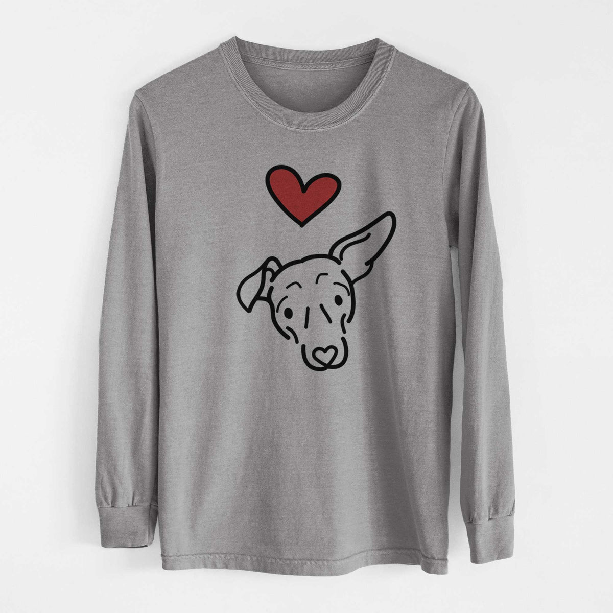 Love Always Mixed Breed - Millie - Heavyweight 100% Cotton Long Sleeve
