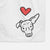 Love Always Mixed Breed - Millie - Decorative Hand Towel