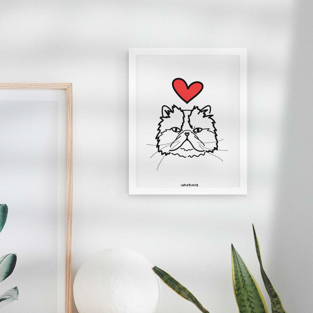 Love Always Persian Cat - Mila Art Print