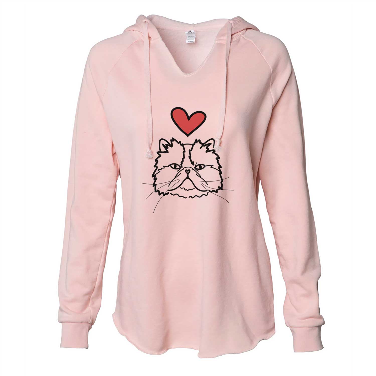 Love Always Persian Cat - Mila - Cali Wave Hooded Sweatshirt