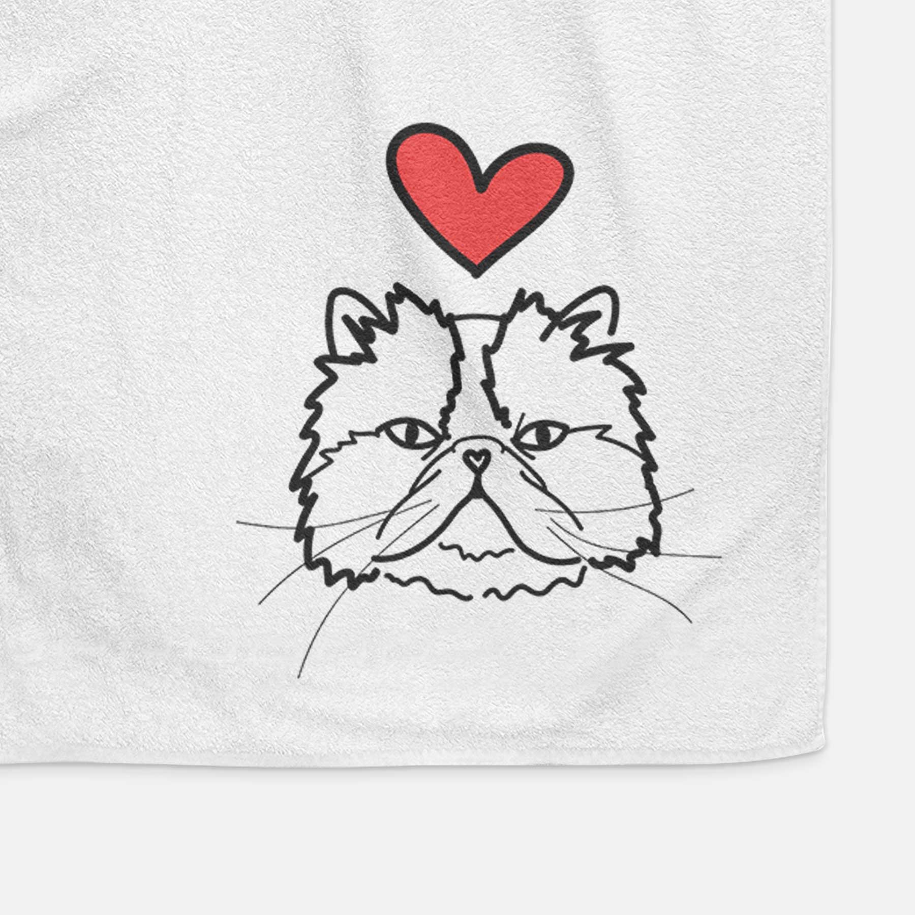 Love Always Persian Cat - Mila - Decorative Hand Towel