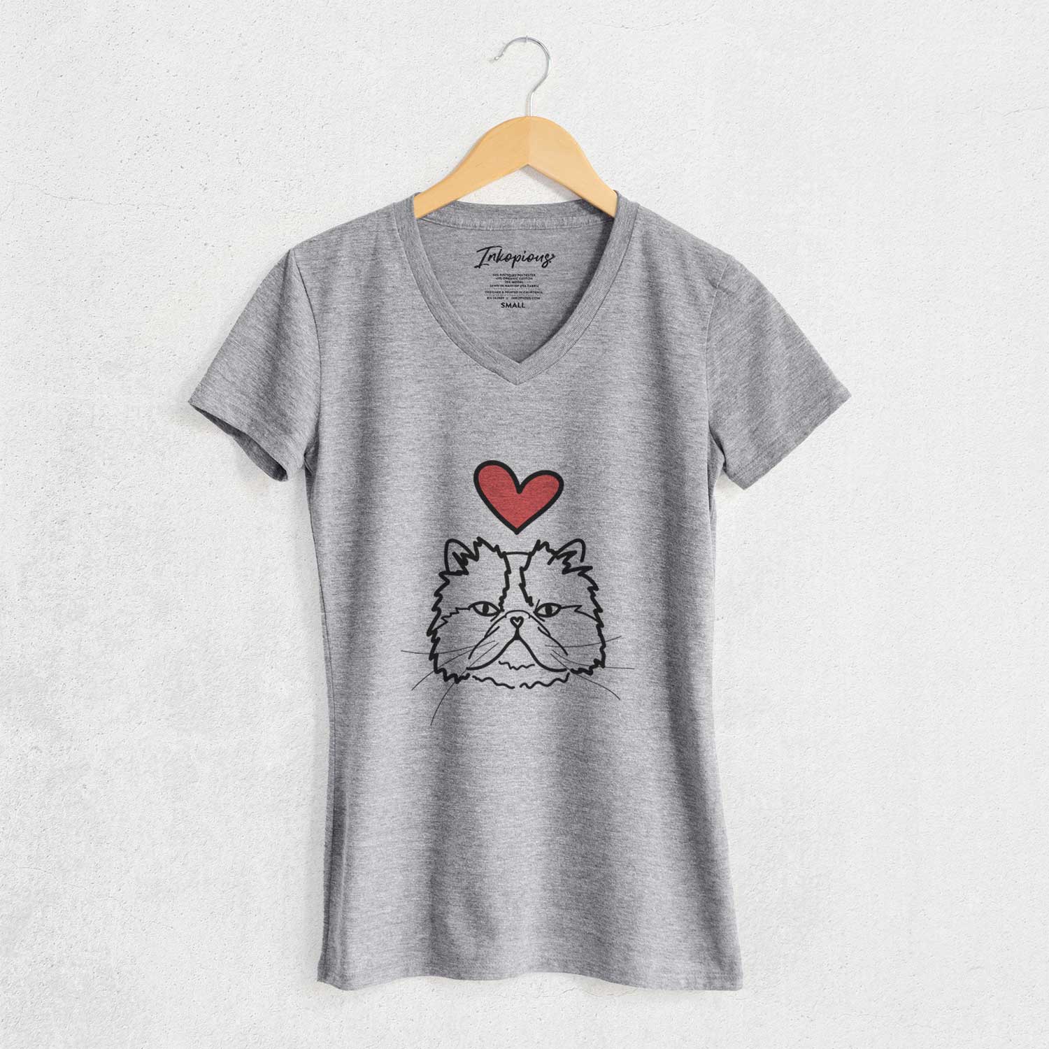 Love Always Persian Cat - Mila - Women's V-neck Shirt