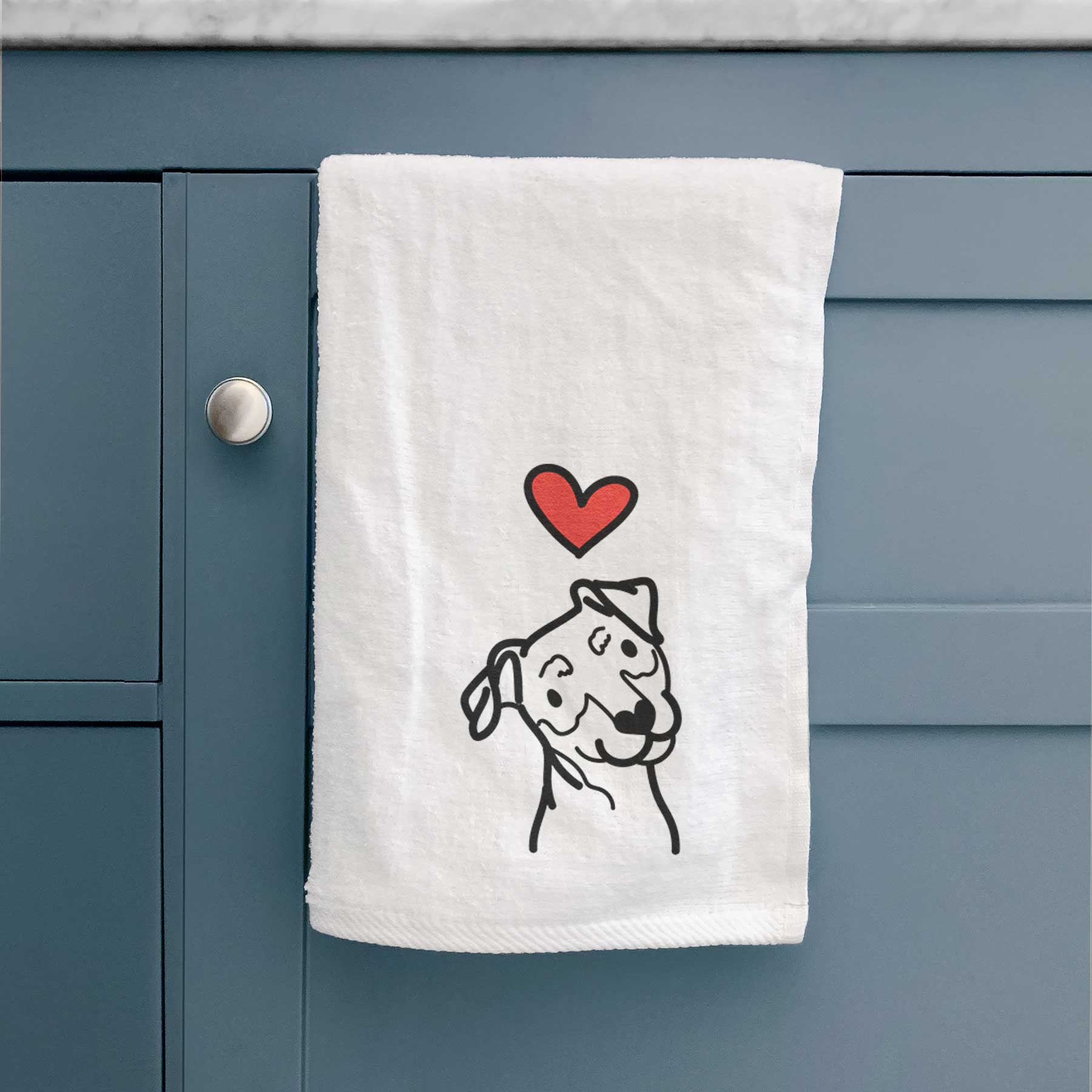 Love Always Mini Pinscher - Decorative Hand Towel