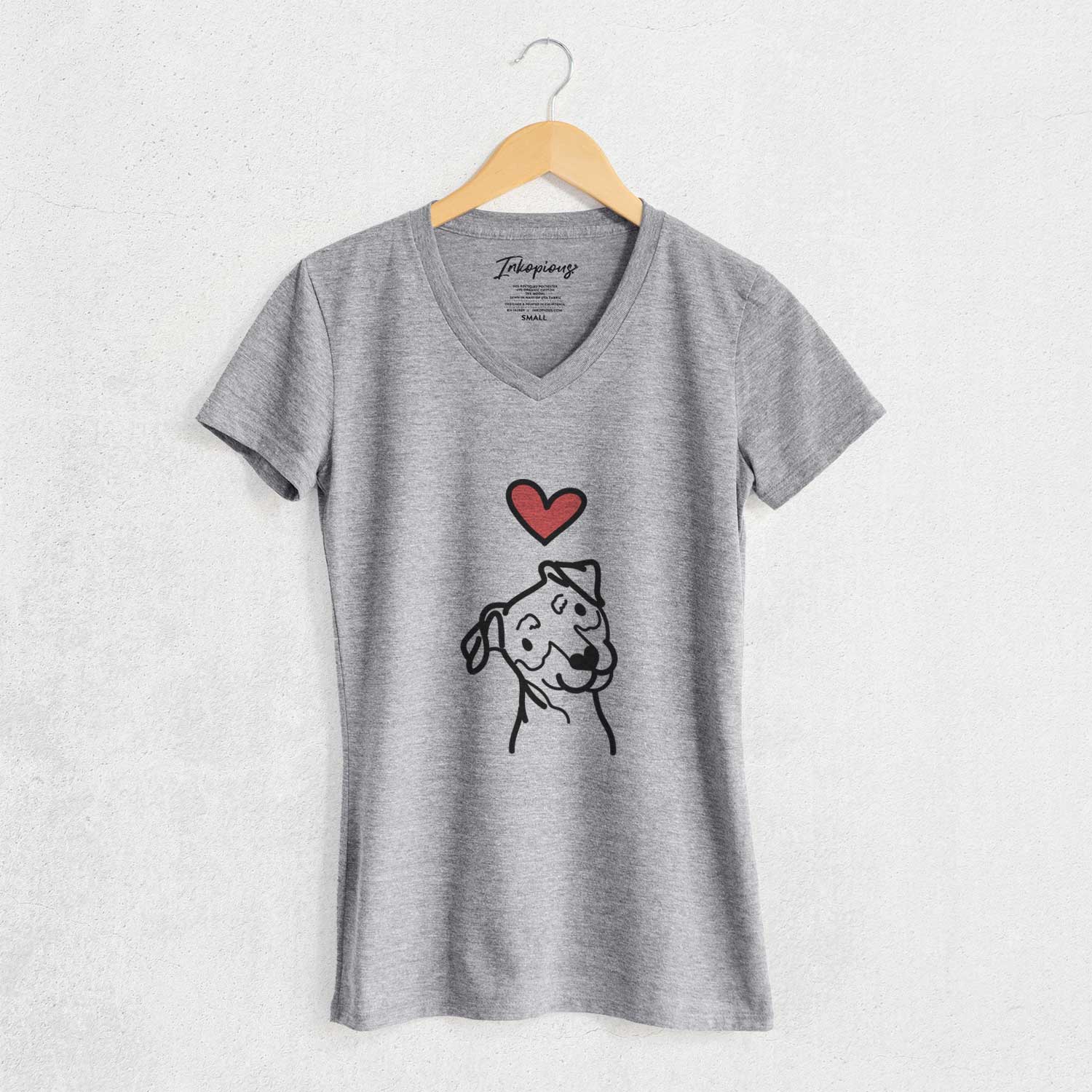 Love Always Mini Pinscher - Women's V-neck Shirt