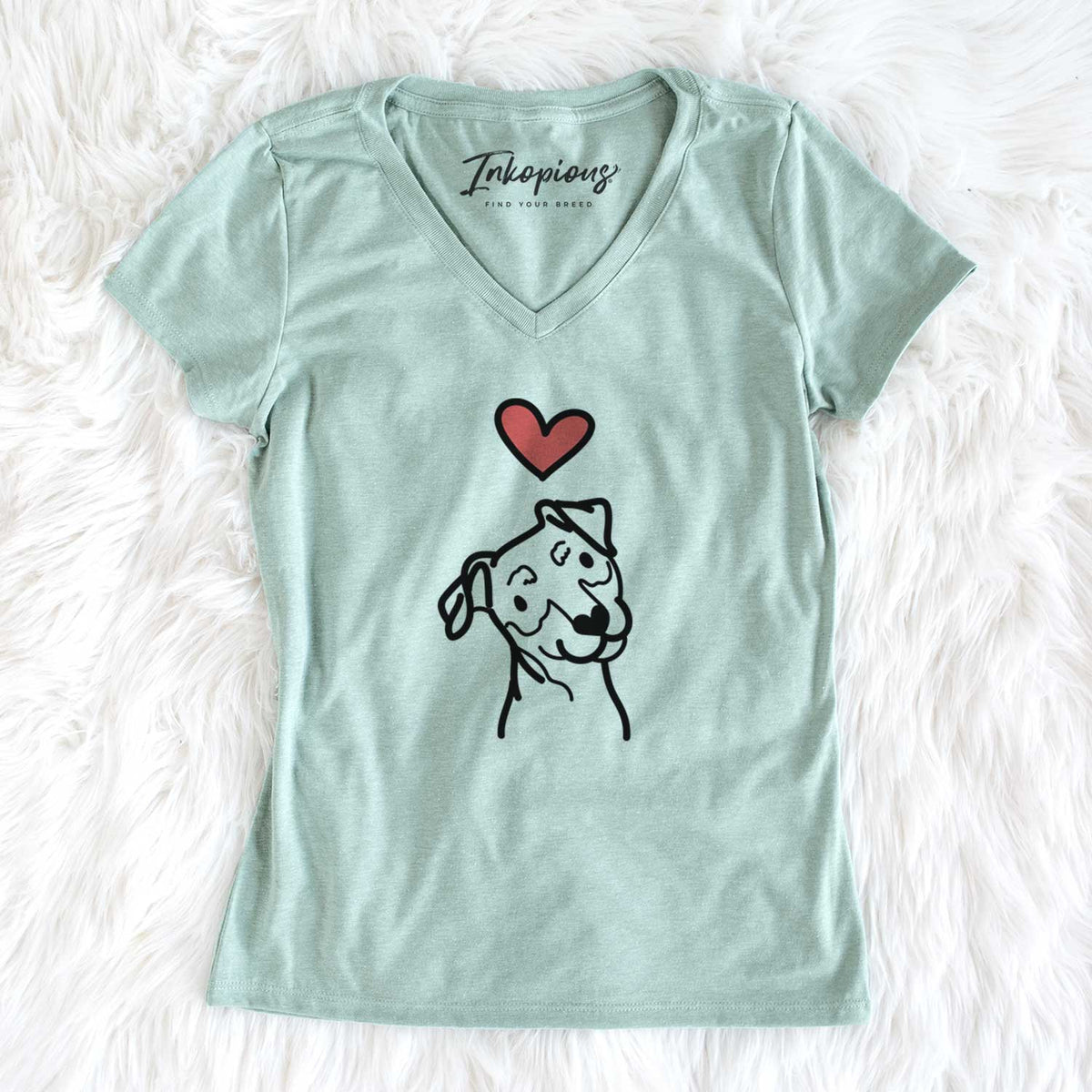 Love Always Mini Pinscher - Women&#39;s V-neck Shirt