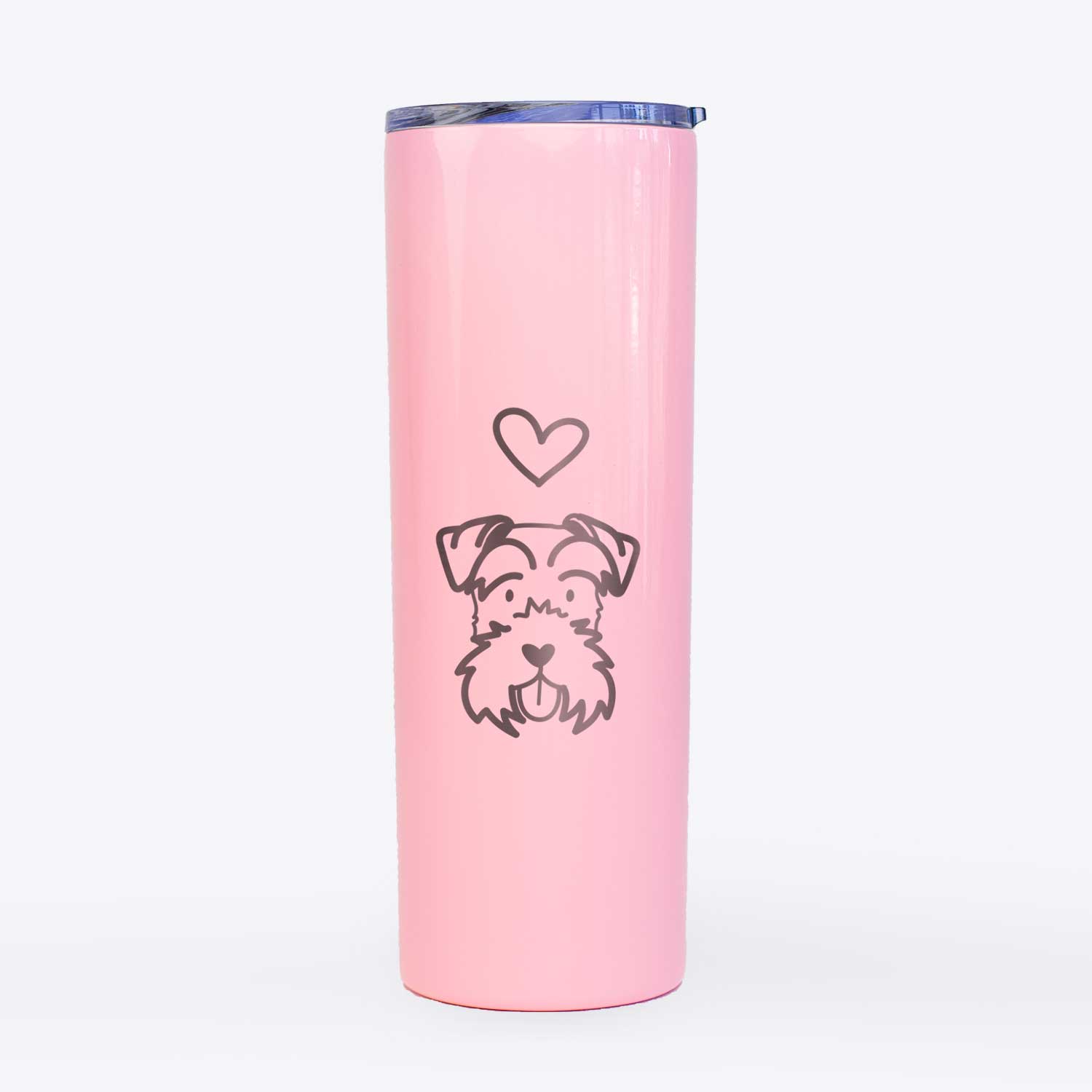 Love Always Miniature Schnauzer - 20oz Skinny Tumbler