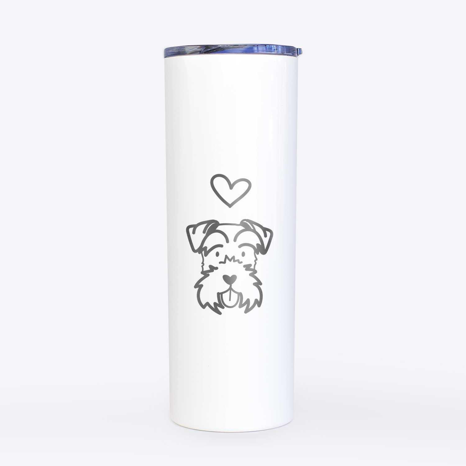 Love Always Miniature Schnauzer - 20oz Skinny Tumbler