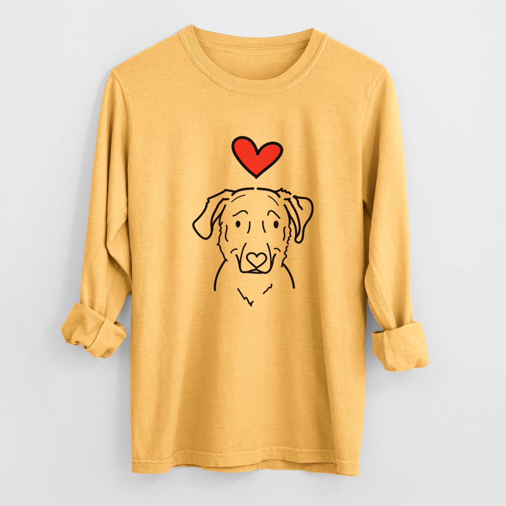 Love Always Golden Retriever Mix - Mitzi - Heavyweight 100% Cotton Long Sleeve