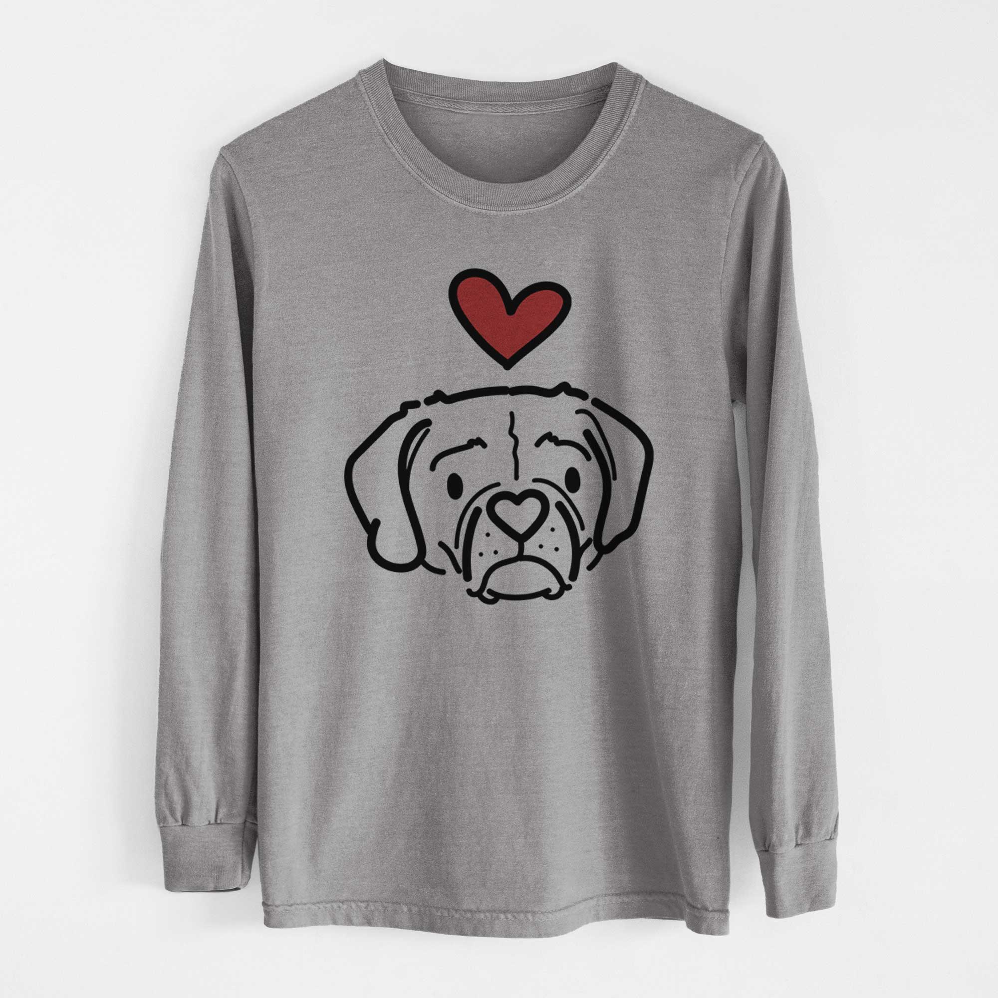 Love Always Puggle - Mitzi - Heavyweight 100% Cotton Long Sleeve