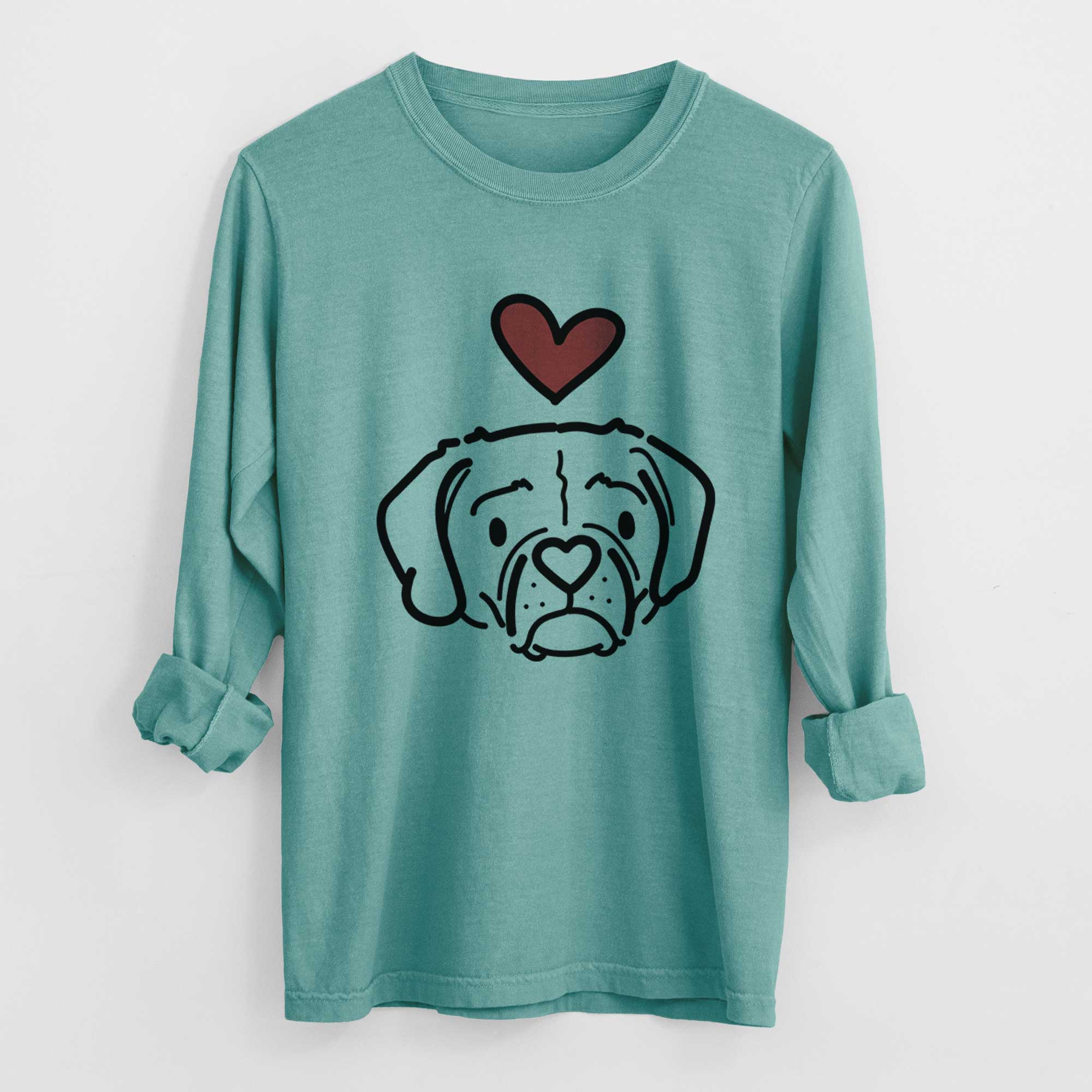 Love Always Puggle - Mitzi - Heavyweight 100% Cotton Long Sleeve