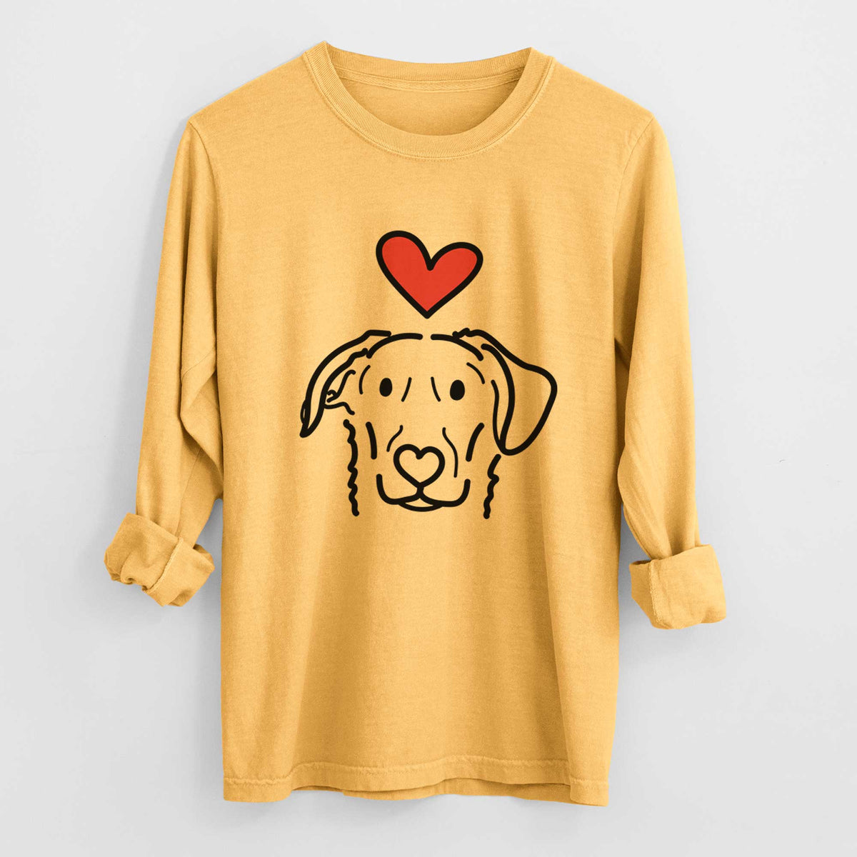Love Always German Shepherd Mix - Morrison - Heavyweight 100% Cotton Long Sleeve